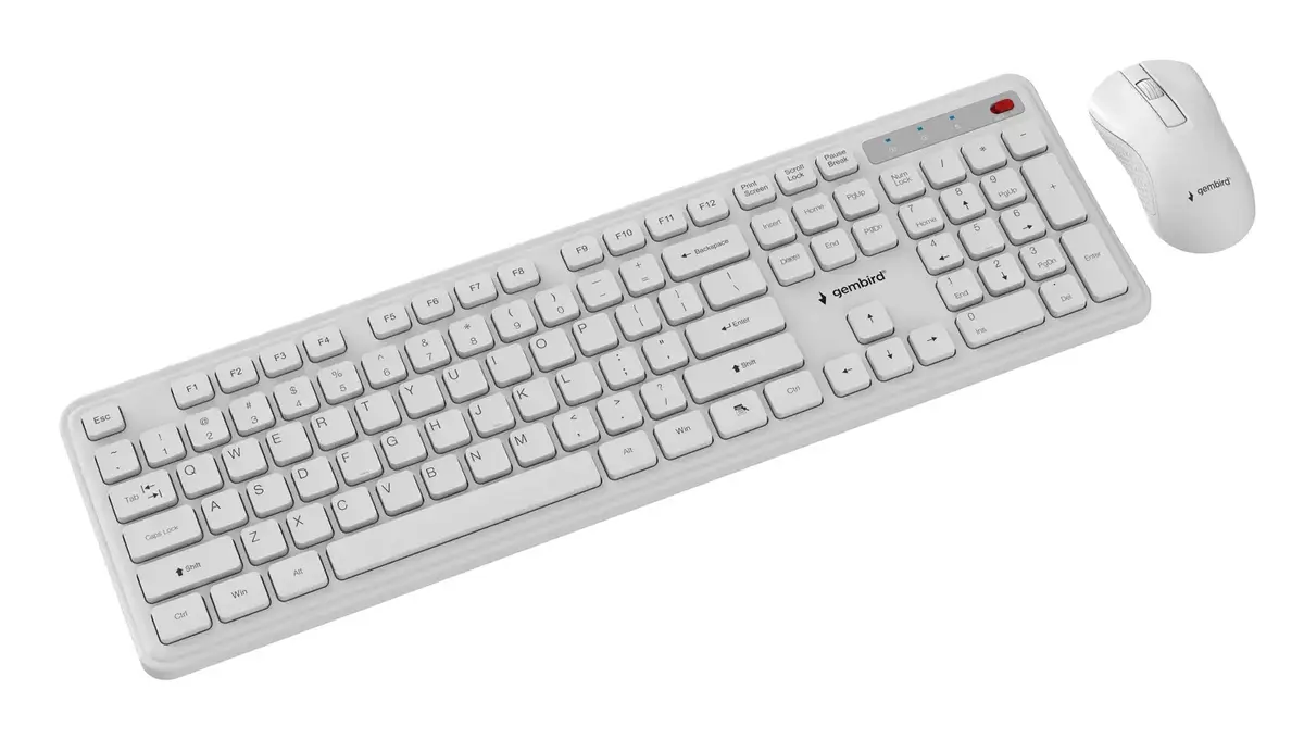 Беспроводной комплект Gembird Slim Pro Business - белый Photo 4