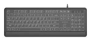 Gembird KB-UML-04 Slim Wired Backlight Keyboard, Full-size, USB, US Layout, Black