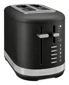 KitchenAid 5KMT2109EBK 2-Slice Toaster, 980 W, Black and Stainless Steel