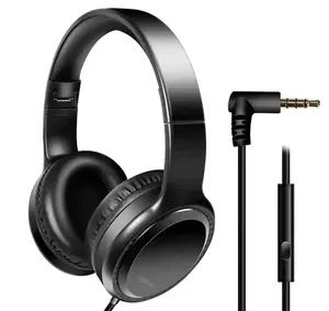 LogiLink HS0057 stereo austiņas ar mikrofonu, 3.5 mm spraudnis, melnas