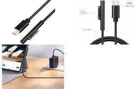 LogiLink PA0342 USB-C uz Surface savienotāja uzlādes un sinhronizācijas kabelis 1.8 m