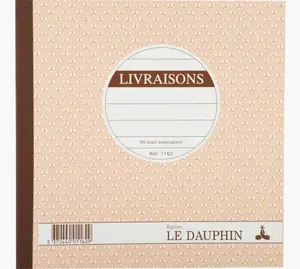 Le Dauphin 1162D piezīmju bloks, 50 lapas, līnēts, auzu krāsā