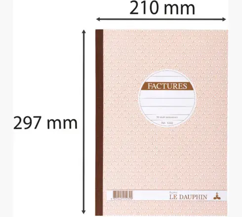 Копировальная книга счетов Le Dauphin 1232D A4 Photo 3
