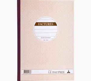 Le Dauphin 1233D paškopējošā veidlapu grāmata, 210 x 297 mm, 5 gab.