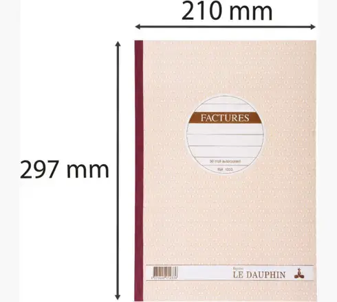 Le Dauphin 1233D paškopējošā veidlapu grāmata Photo 3