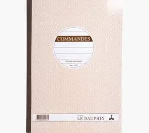 Le Dauphin 1272D administrācijas grāmata, A4, 50 lapas, auzu krāsā