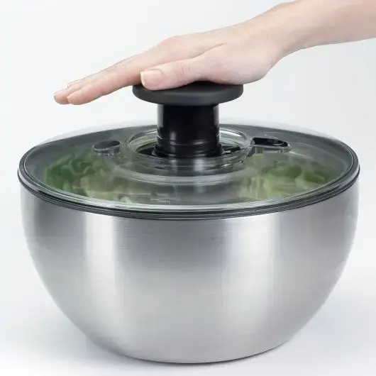 Салатная сушилка OXO 1071497 из нержавеющей стали Photo 2