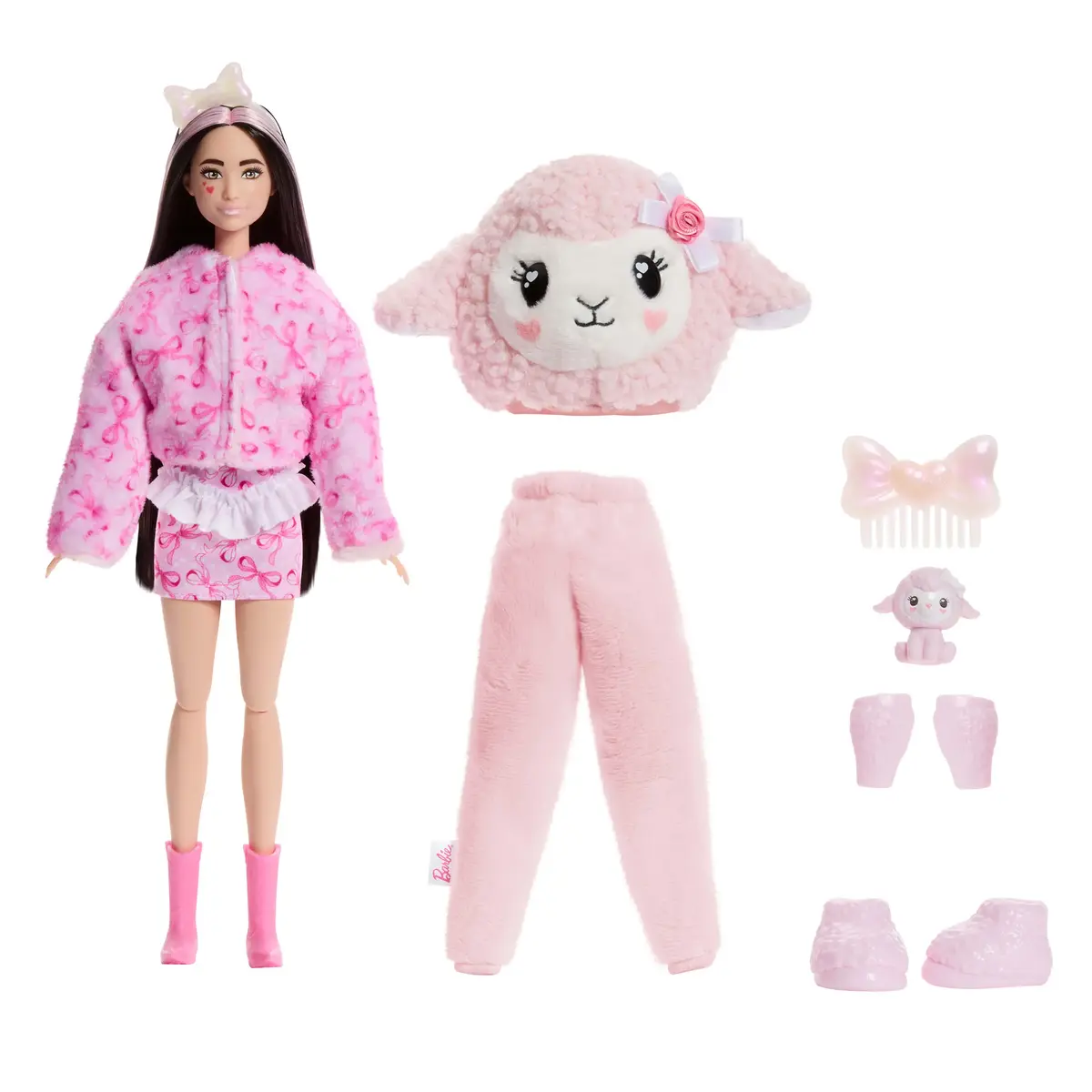 Barbie Cutie Reveal Cuddly Series jēriņa lelle Photo 6