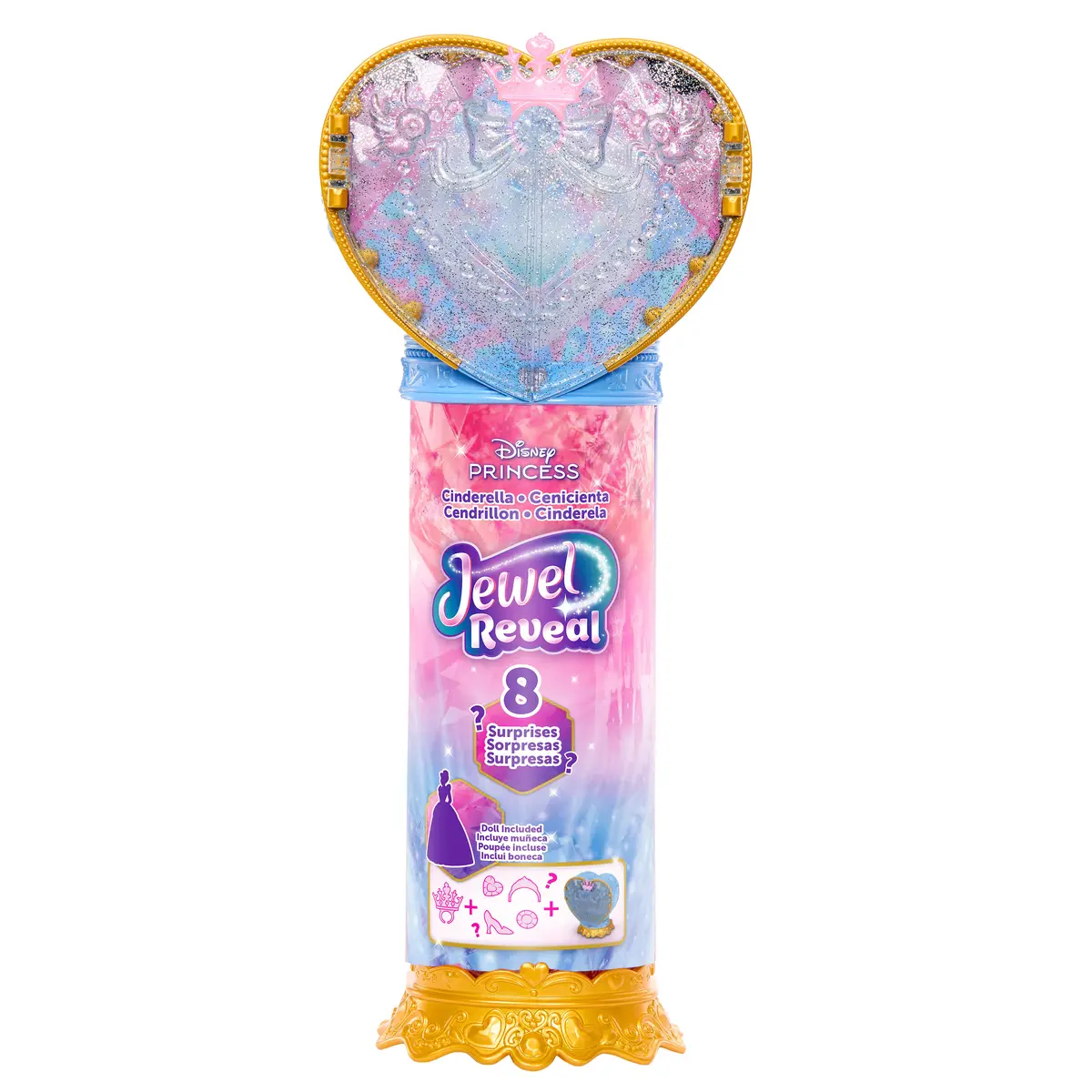 Disney Princess Jewel Reveal Pelnrušķītes lelle JHL50 Photo 6
