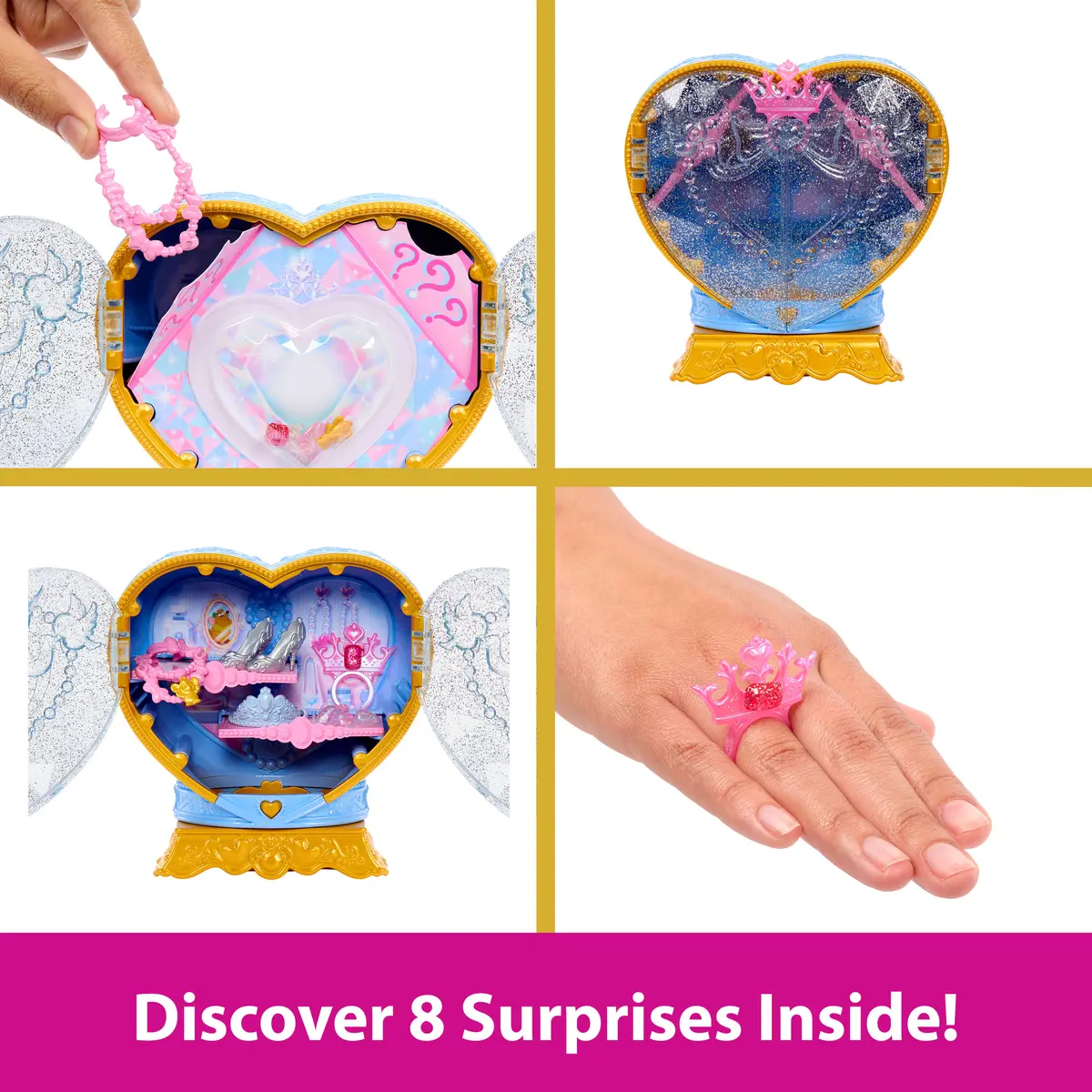 Disney Princess Jewel Reveal Pelnrušķītes lelle JHL50 Photo 8