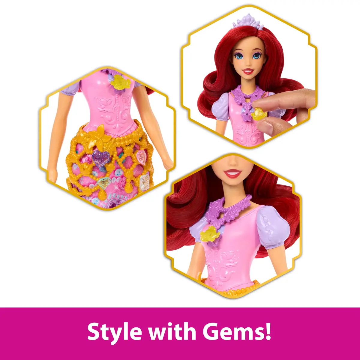 DISNEY Modes lelle Jewel Reveal Arlēna JHL49 Photo 8