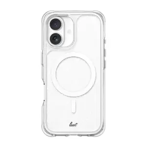 LAUT AERO SPARKLE vāciņš Apple iPhone 17, sudraba, caurspīdīgs