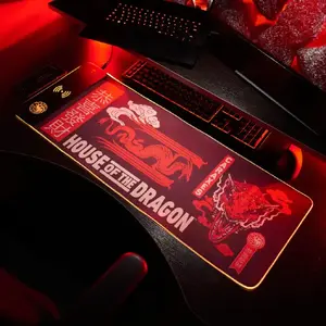 Numskull Games 154921 Gaming Mouse Pad with USB Powered Built-in Charger