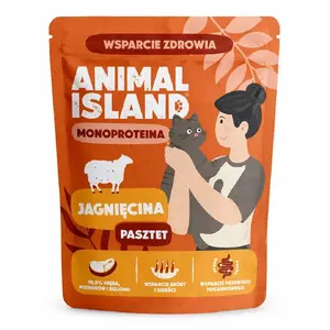 ANIMAL ISLAND Mono Lamb mitrā kaķu barība 100g