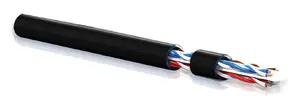 Inca ICAT6-500S Cat6 U/UTP Networking Cable, 500 m, Black