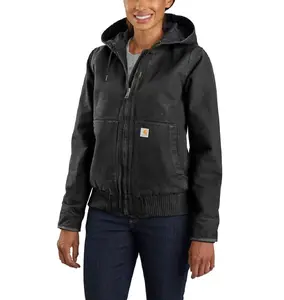 Carhartt Washed Duck Active Jacket for Women, Insulated, Black