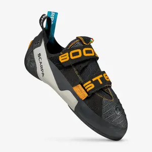 Скальные туфли Scarpa Booster, размер 44, черно-оранжевые