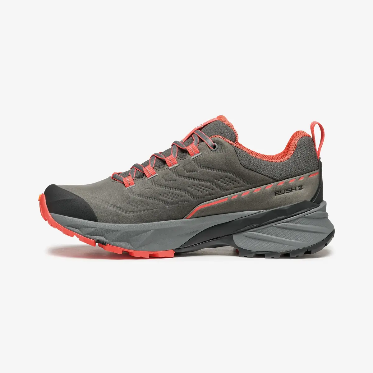 Sieviešu pārgājienu apavi Scarpa RUSH 2 PRO GTX - Titanium/Coral Photo 2