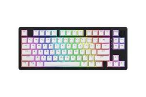 Механическая игровая клавиатура HATOR Skyfall Wireless 80, 80% TKL, USB/RF/Bluetooth, QWERTY US English, черно-белая