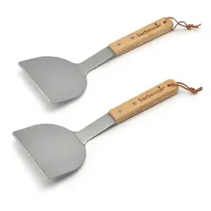 Barbecook Plancha Turner Set, Stainless Steel, 2 Pieces