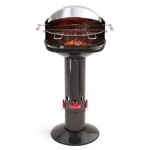 Barbecook Loewy 45 ogļu grils, apaļa cepšanas virsma, melns