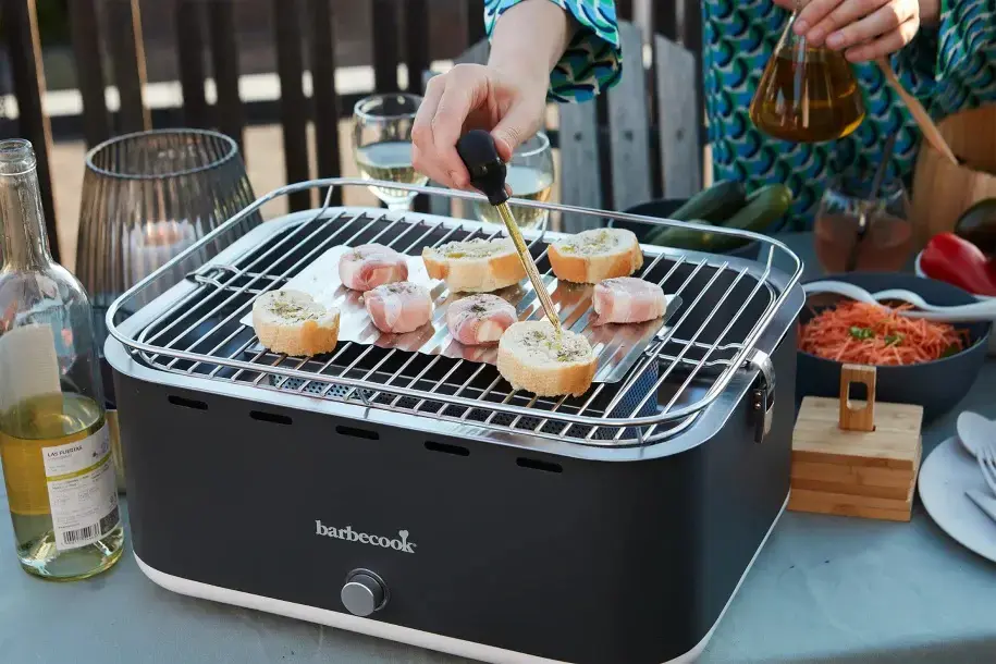 Угольный настольный гриль Barbecook Carlo - Urban Grey Photo 5