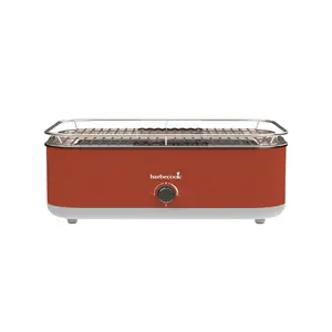 Электрический настольный гриль Barbecook E-Carlo, 2500 Вт, красный