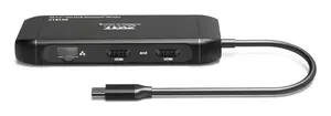 Port Designs PORT Connect Mobile Docking Station, USB-C, 2x 4K HDMI, 7 Ports, 100W Power Delivery