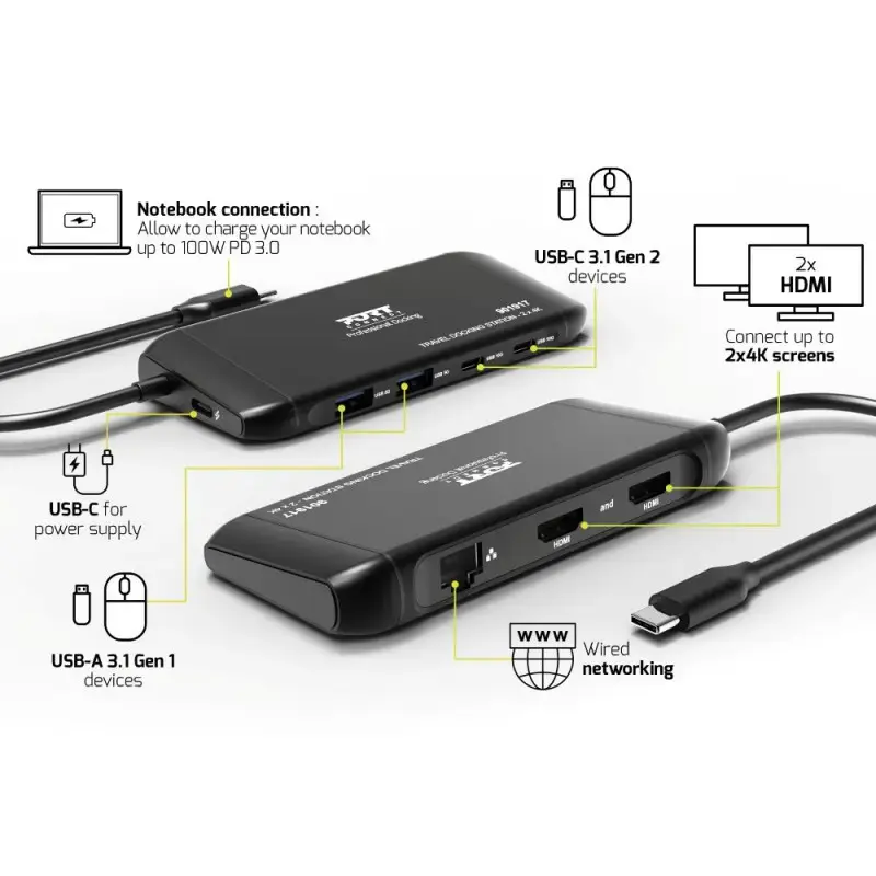Док-станция Port Designs PORT Connect Mobile USB-C Photo 8