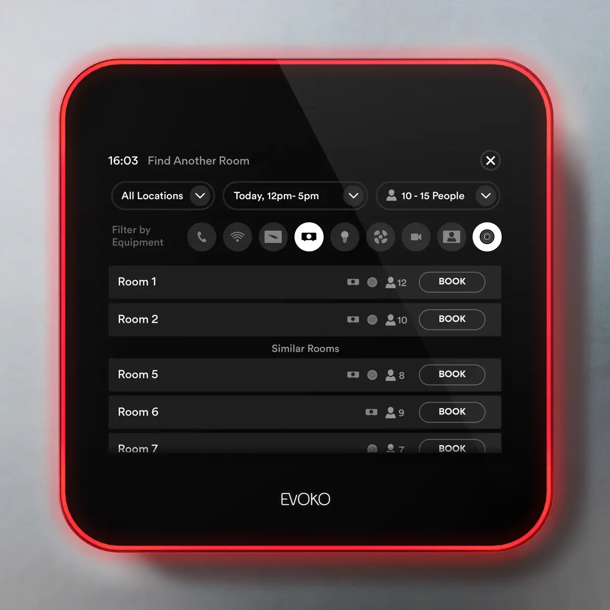 Сенсорный дисплей Evoko Liso 8 дюймов для переговорных Photo 6