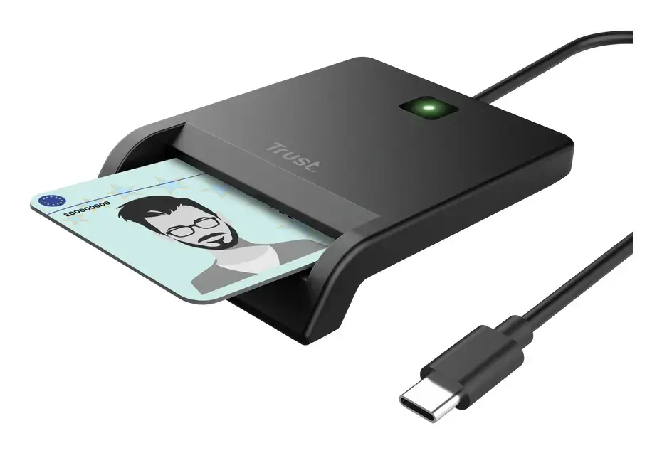 Viedkaršu lasītājs Trust 26253 USB Type-C Photo 2