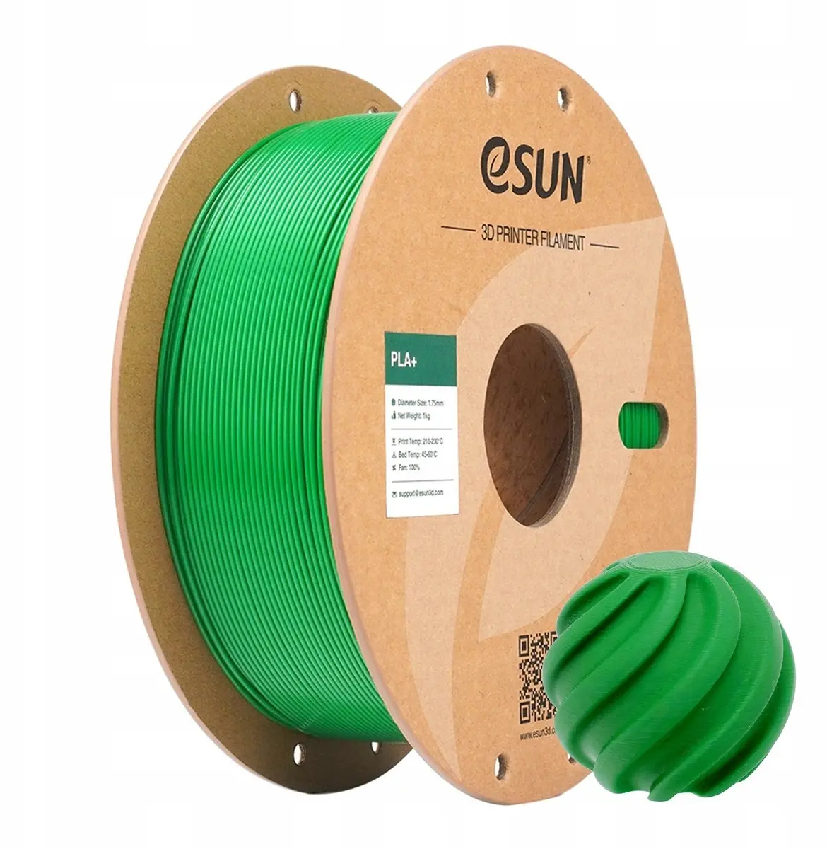 ESun PLA+ 3D printera kvēldiegs 1