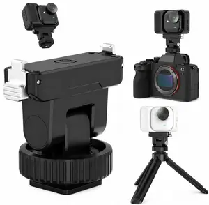 Puluz Magnetic Quick Release Mount with 1/4" Thread and ISO Cold Shoe for Insta360 GO