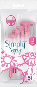 Одноразовые женские бритвы Gillette Simply Venus 2 Basic, 5 штук