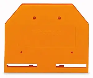 Торцевая пластина для клеммной колодки Wago 280-302, оранжевая
