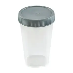 Curver Beaker Round Food Container 0.4L Light Gray