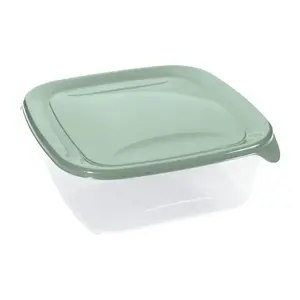 Curver Fresh&Go Square Food Container 1.7L Green