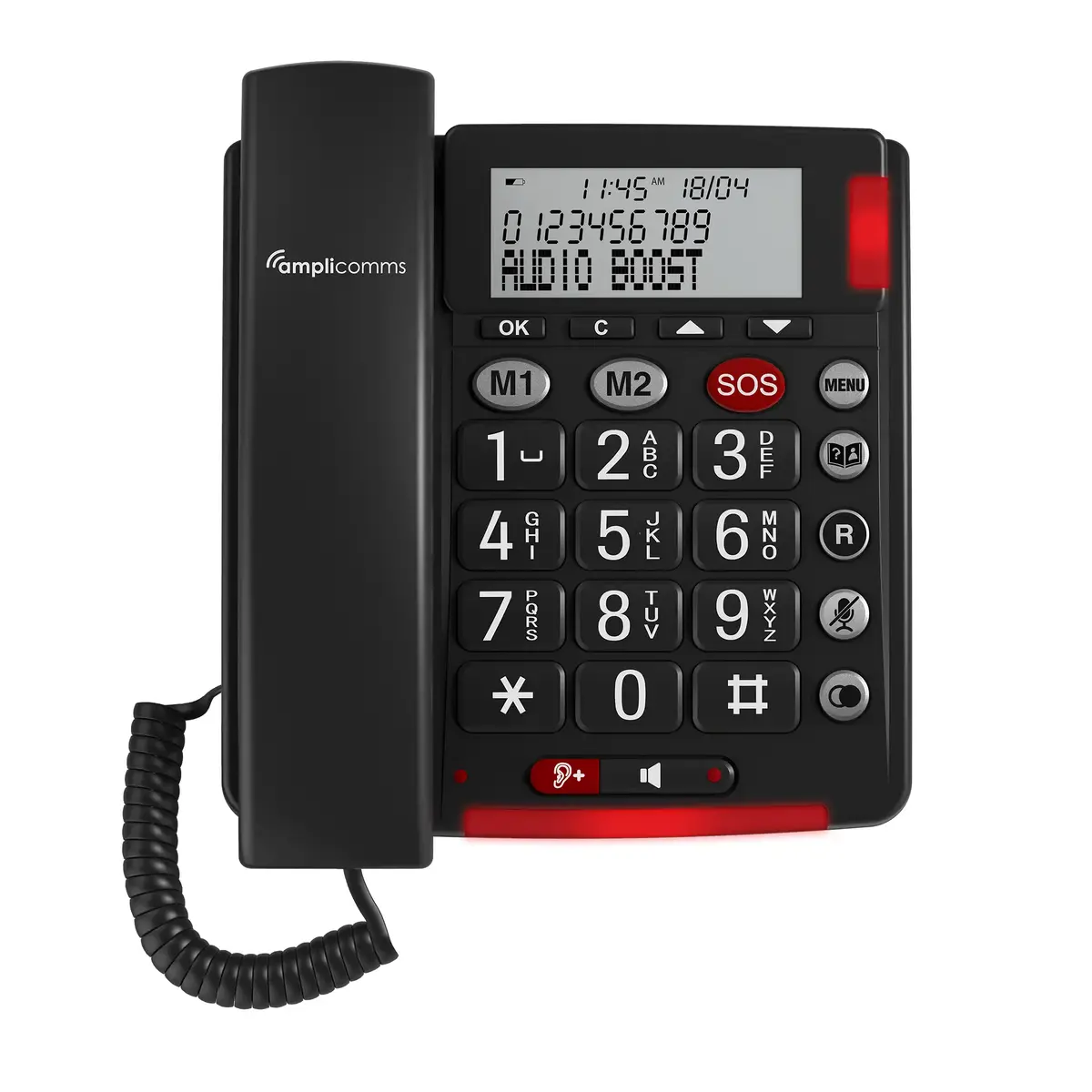 amplicomms BigTel 50 Alarm Plus Analog Telephone Photo 4