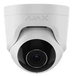 Ajax TurretCam 5MP IP Security Camera, 4mm Lens, Indoor & Outdoor, White
