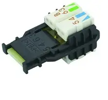 Telegärtner F00020A2132 Wire Connector, Black, 30 Pieces