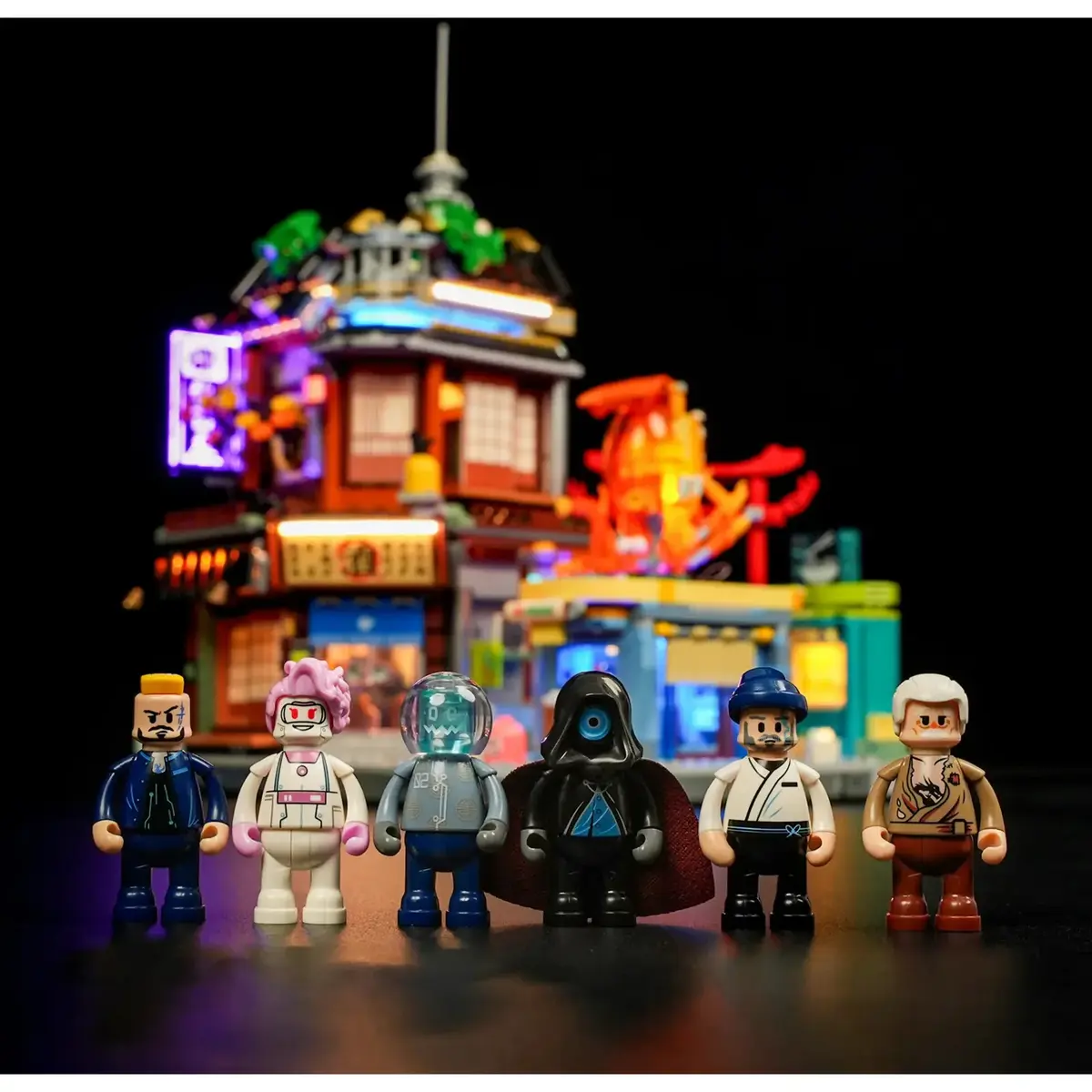 Конструктор Lumibricks Cyberpunk Neoncity - Izakaya Photo 3