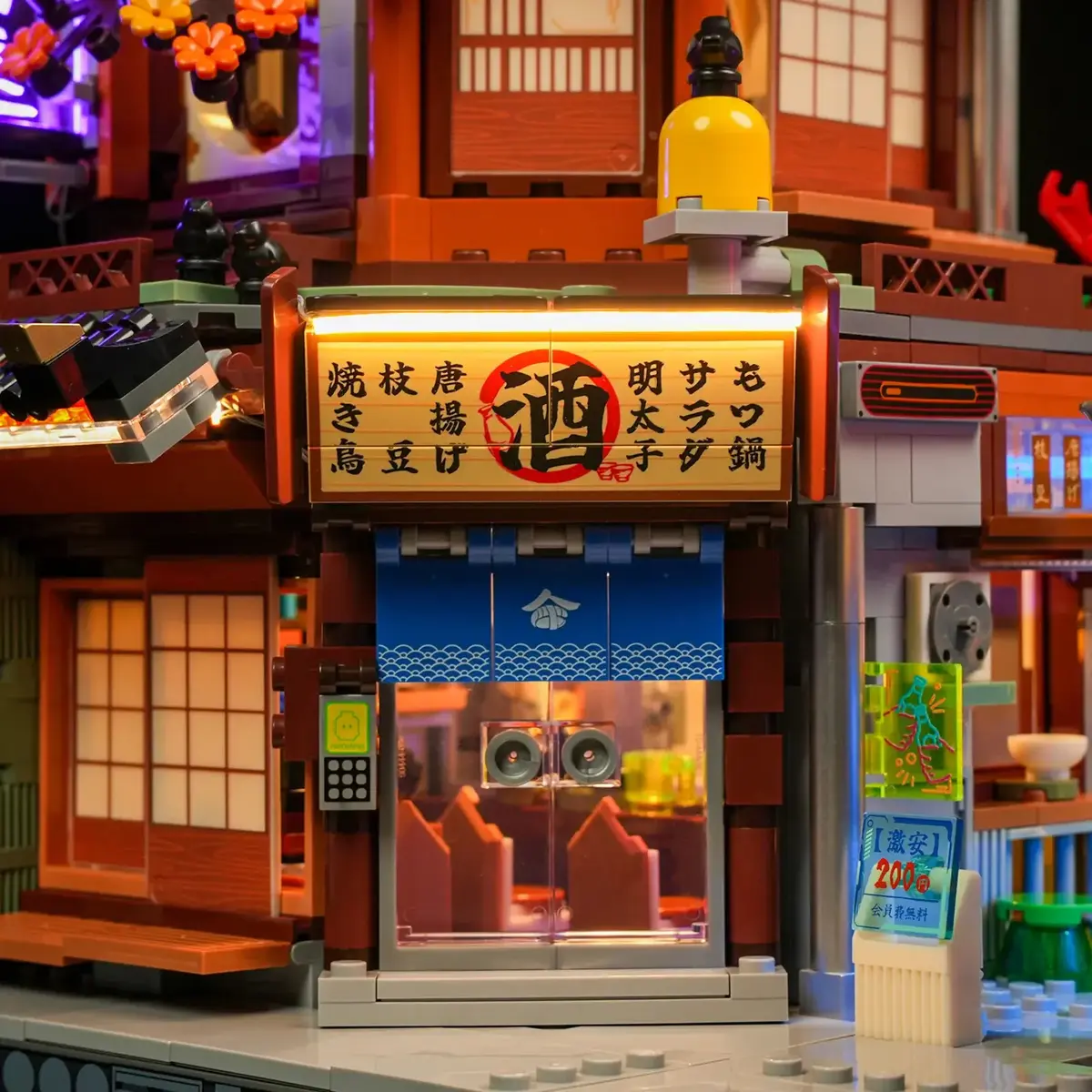 Конструктор Lumibricks Cyberpunk Neoncity - Izakaya Photo 4