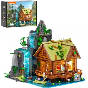 Lumibricks Waterfall Hut Construction Toy L9083