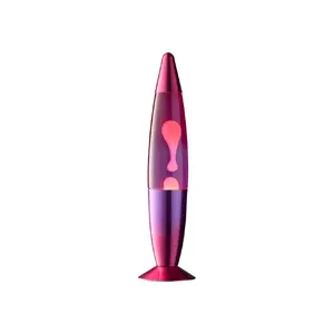 Light-Up lava lampa 41 cm LED rozā krāsā