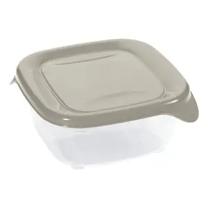 Curver Fresh&Go Square Food Container 0.8L Beige