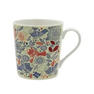 ASI COLLECTION Birds and flowers Mug 350ml