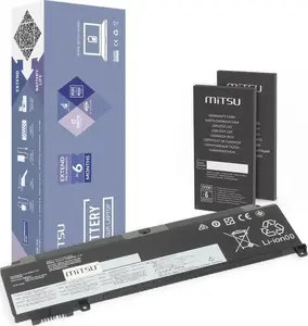 Movano Laptop Battery for Lenovo Thinkpad T460s and T470s, Front Battery