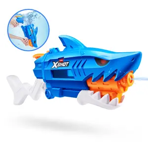 Zuru XSHOT Water Shark Attack Fast-Fill Water Blaster Pistol Blue Plastic 10 m Stream 6 yr