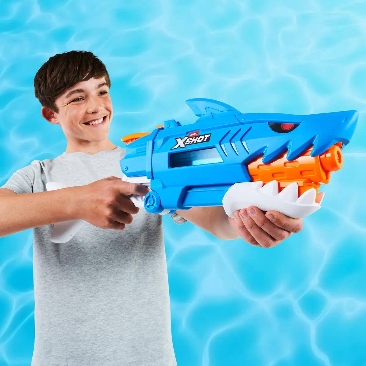 Водный бластер Zuru XSHOT Water Shark Attack Fast-Fill Photo 7