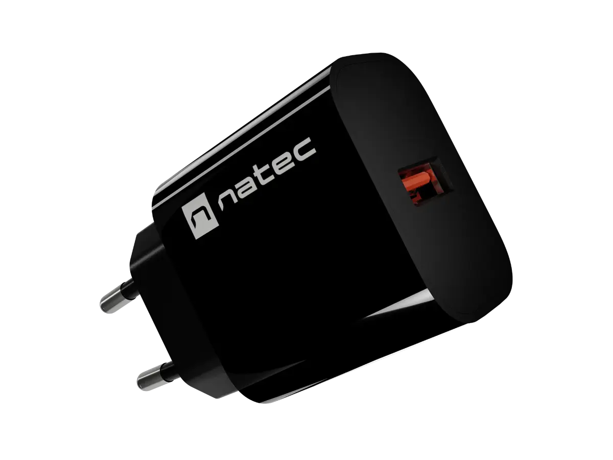 Natec Ribera 18W USB-A sienas lādētājs Photo 3